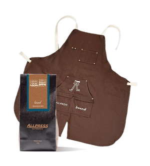 Allpress X Bound Apron and Coffee