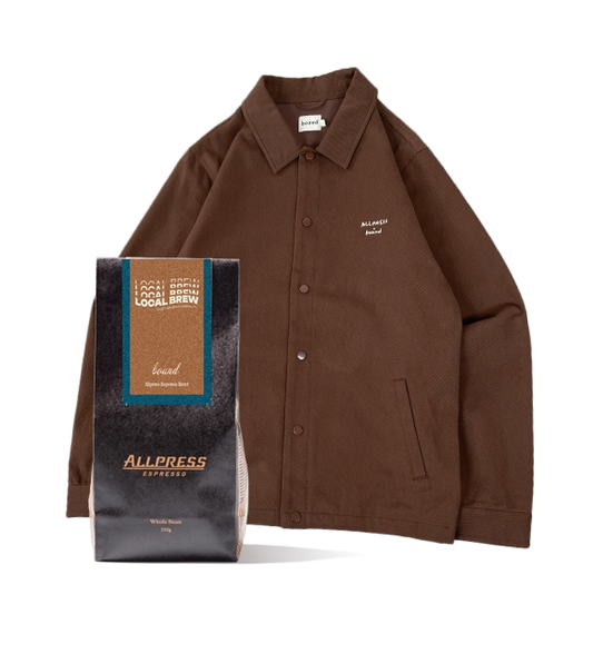 Allpress X Bound Jacket and Coffee