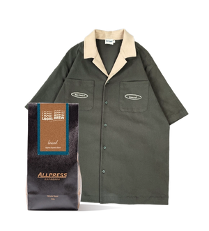 Allpress X Bound Bowling Shirt and Coffee