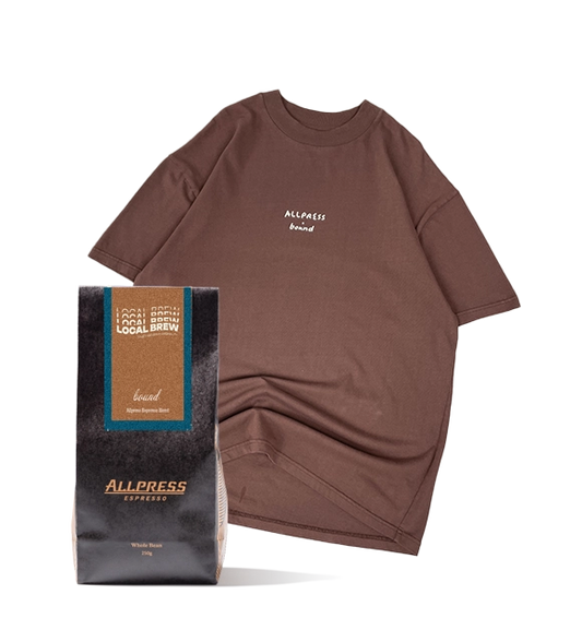 Allpress X Bound Tee and Coffee